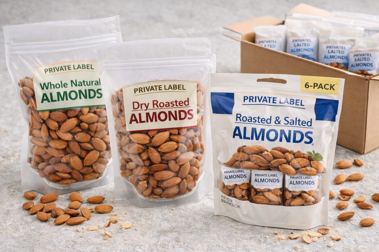 Illustrated placeholder for article titled Private Label Almond Programs: From Format Selection to Launch