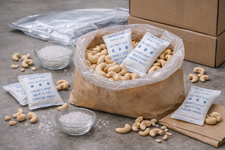 Illustrated placeholder for article titled Moisture and Shelf-Life Considerations in Cashew Programs