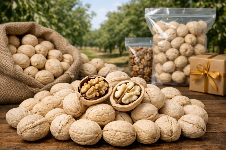 Illustrated placeholder for In-Shell Walnuts (Bleached)
